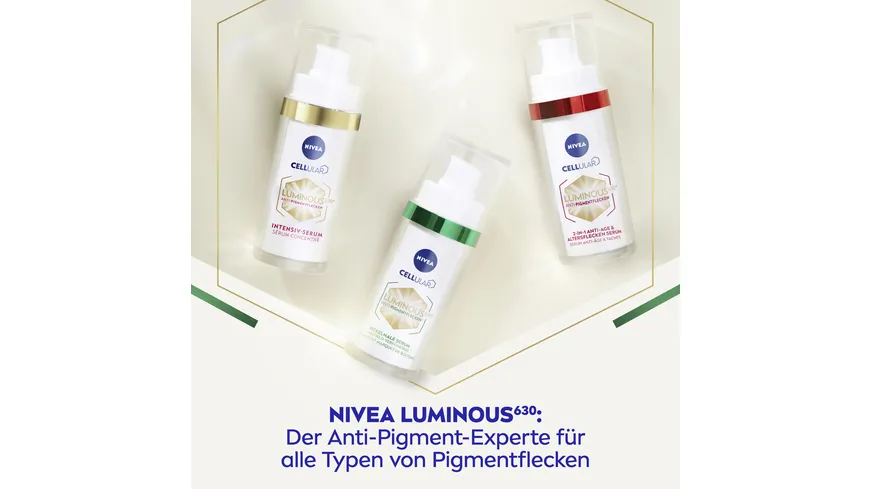 NIVEA Cellular Luminous630 Anti-Pigmentflecken Pickelmale Serum 30 ml