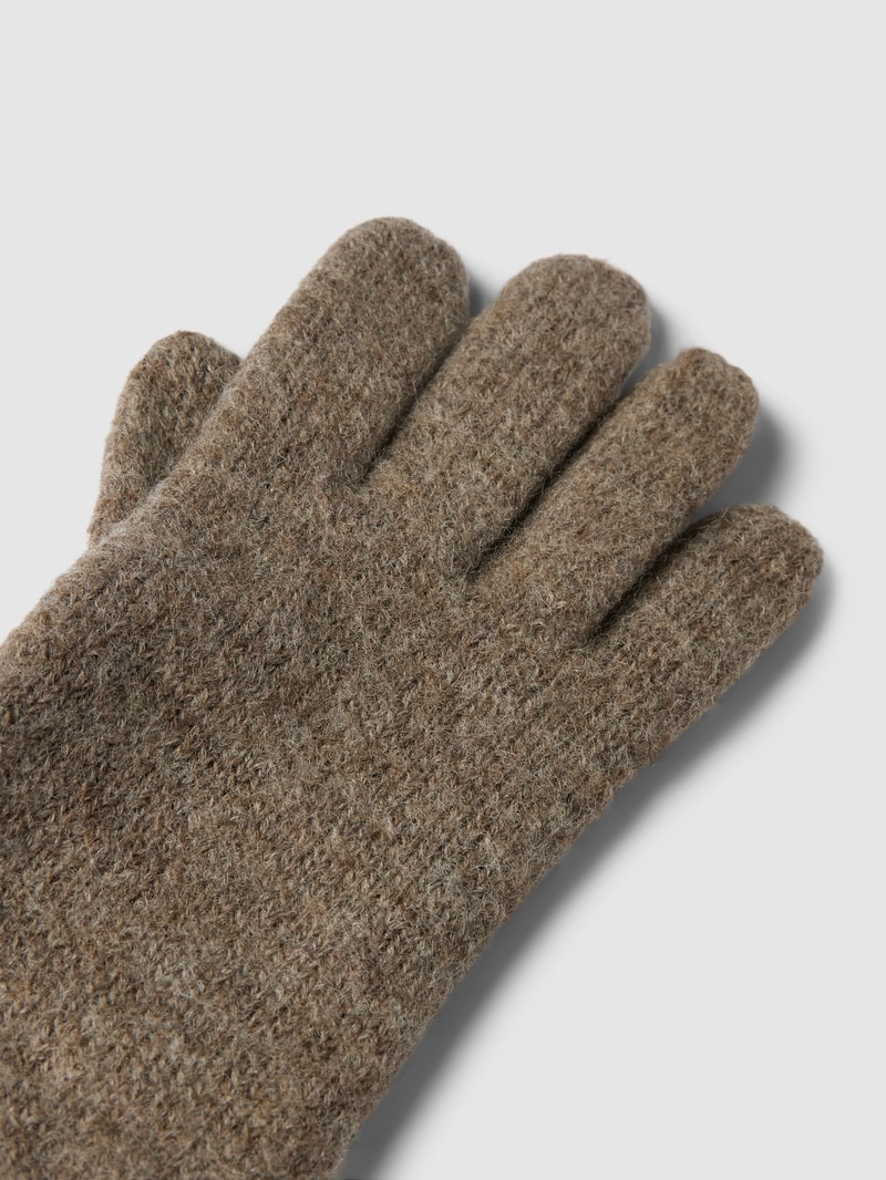 Handschuhe aus Schurwolle Modell 'WALK' in taupe