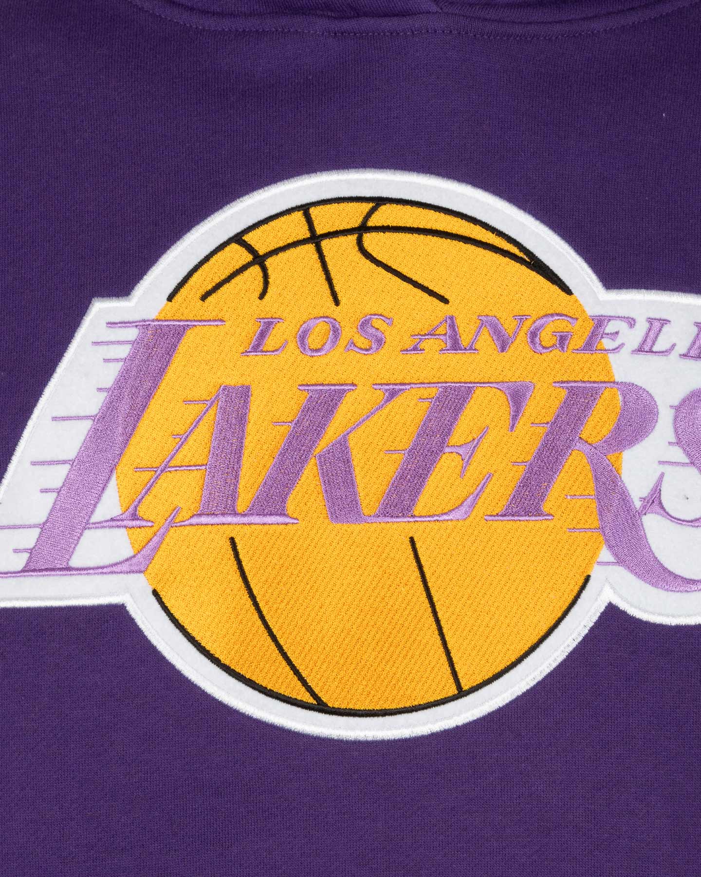 Abbigliamento Basket Mitchell&ness Team Origins Fleece Vintage Logo Lakers M TH9263-LALPURP