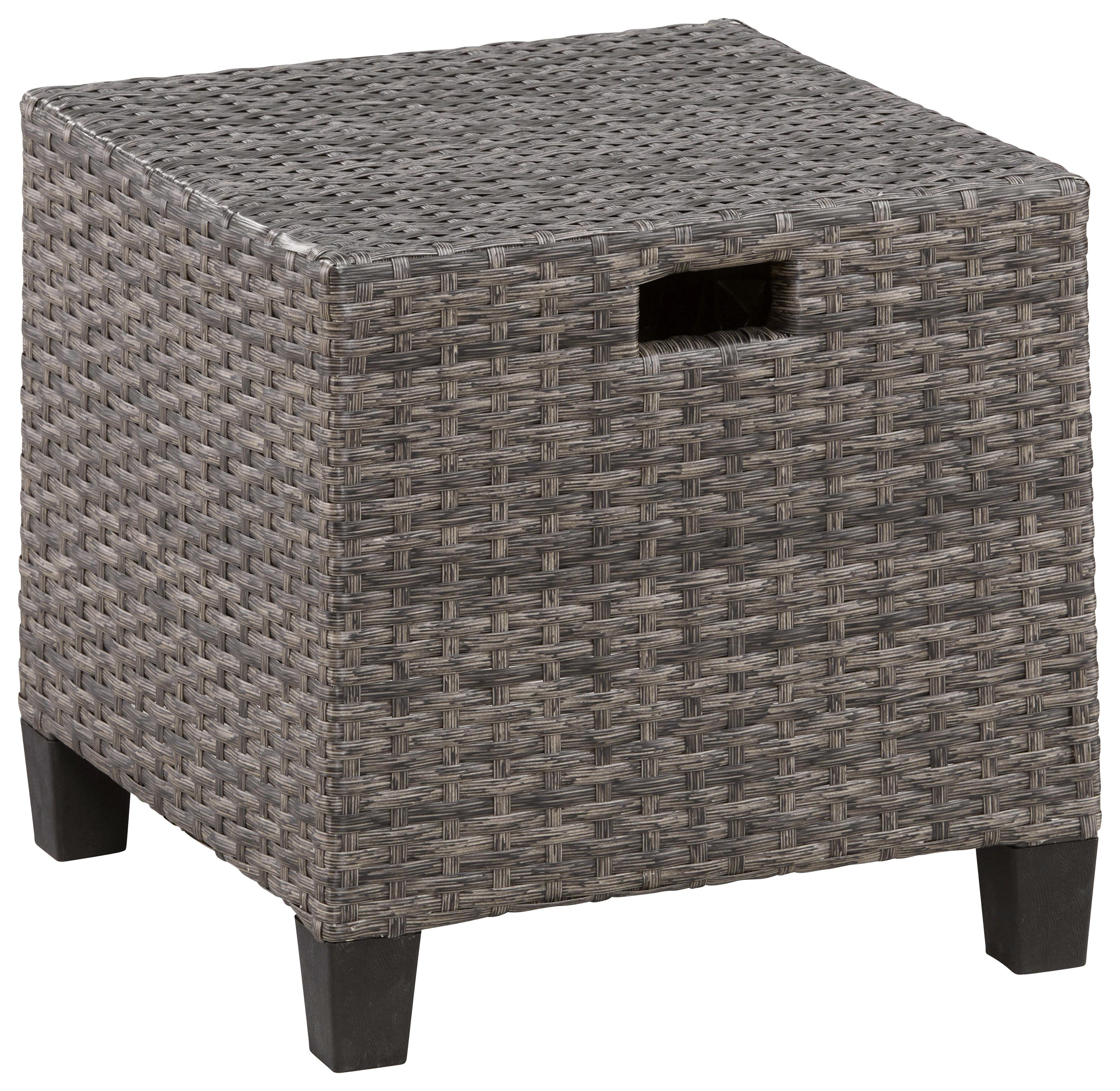 KONIFERA Gartenlounge-Set Keros Premium, (20-tlg), Ecklounge, 2 Hocker, Sessel, Tisch, Polyrattan