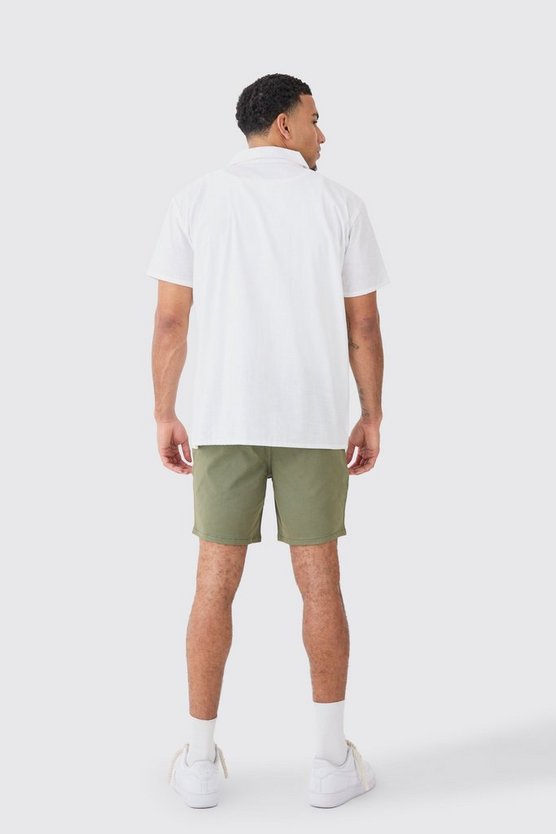 Skinny Chino-Shorts