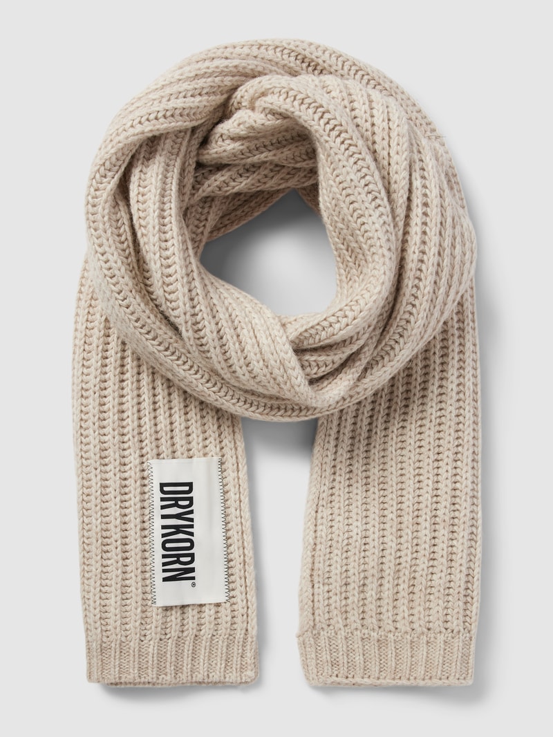 Schal in unifarbenem Design Modell 'CRONICA' in beige