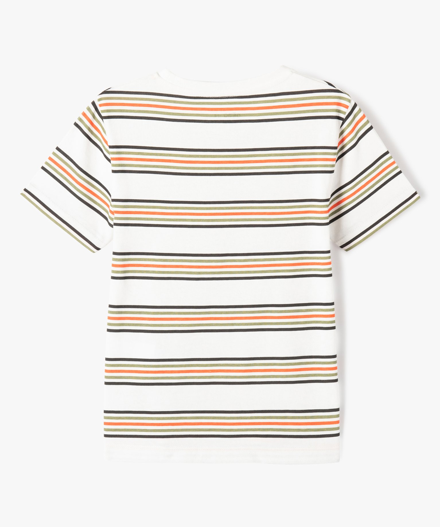 Tee-shirt Garçon à manches courtes à motifs raye | GEMO