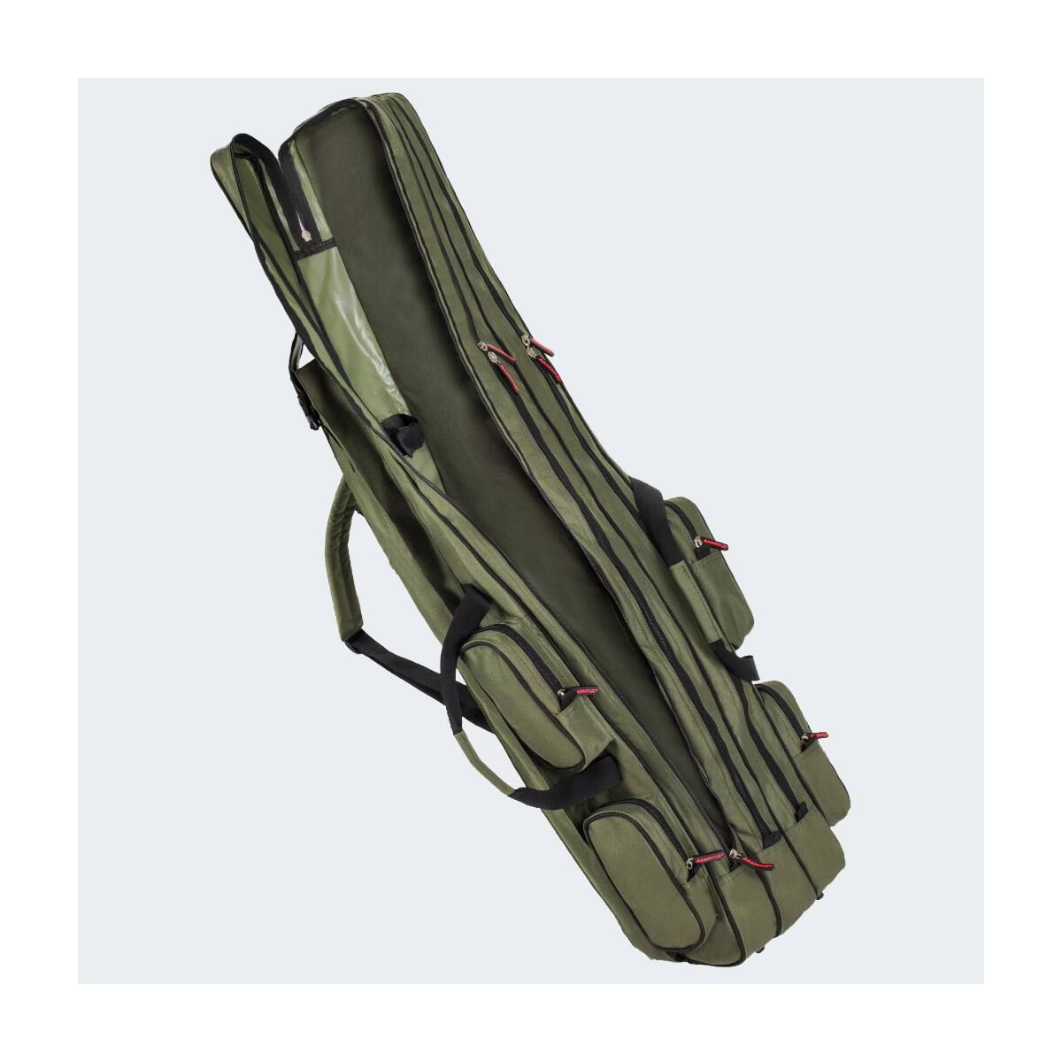 Arapaima Fishing Equipment Rise Oliv 210 cm 3-Fach Rutentasche