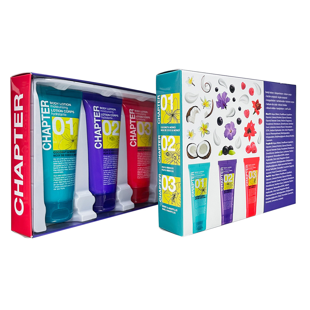 mades cosmetics CHAPTER coffret 3x lotion pour le corps