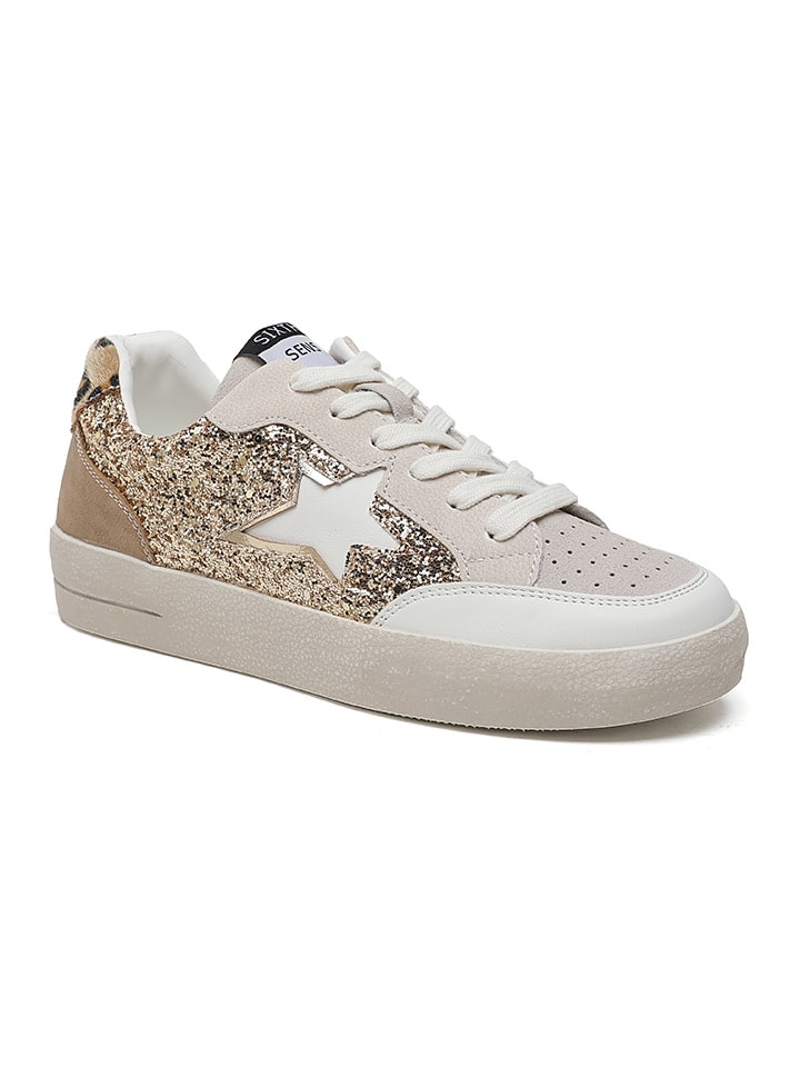 Sixth Sens Sneakers in Gold günstig kaufen