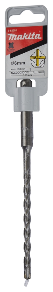 Příslušenství Makita B-62505 PB4S: Vrtáky na beton SDS-PLUS 6x160 mm