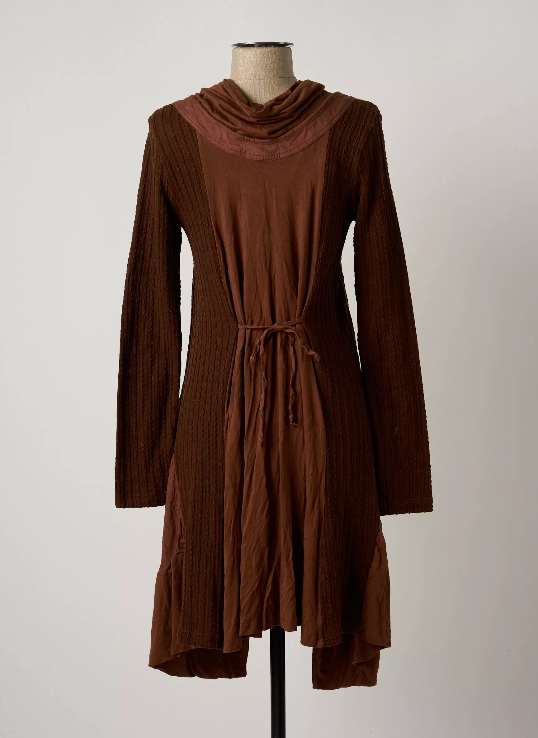 Areline Robes Mi Longues Femme couleur marron