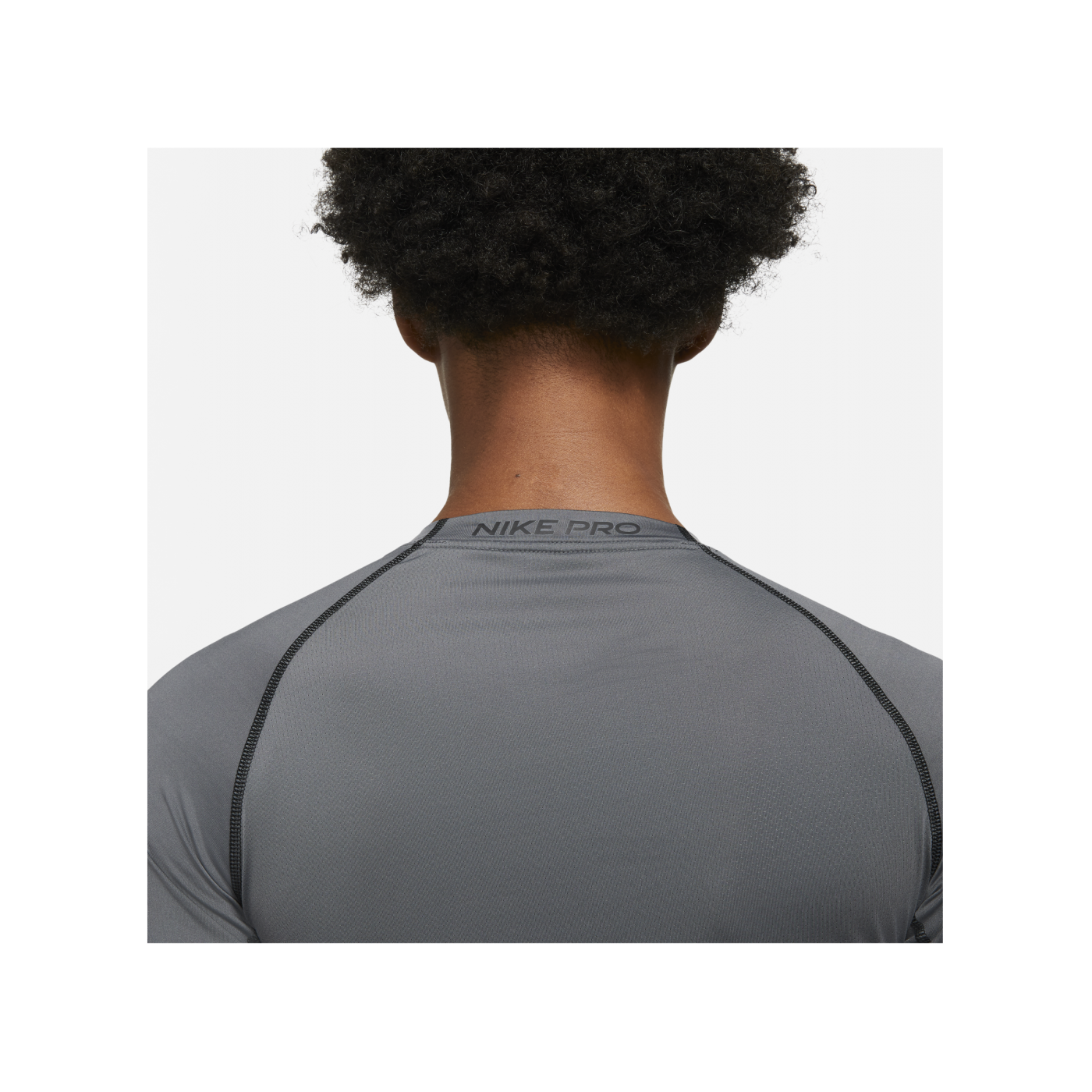 Nike Pro Longsleeve Grau Schwarz F068
