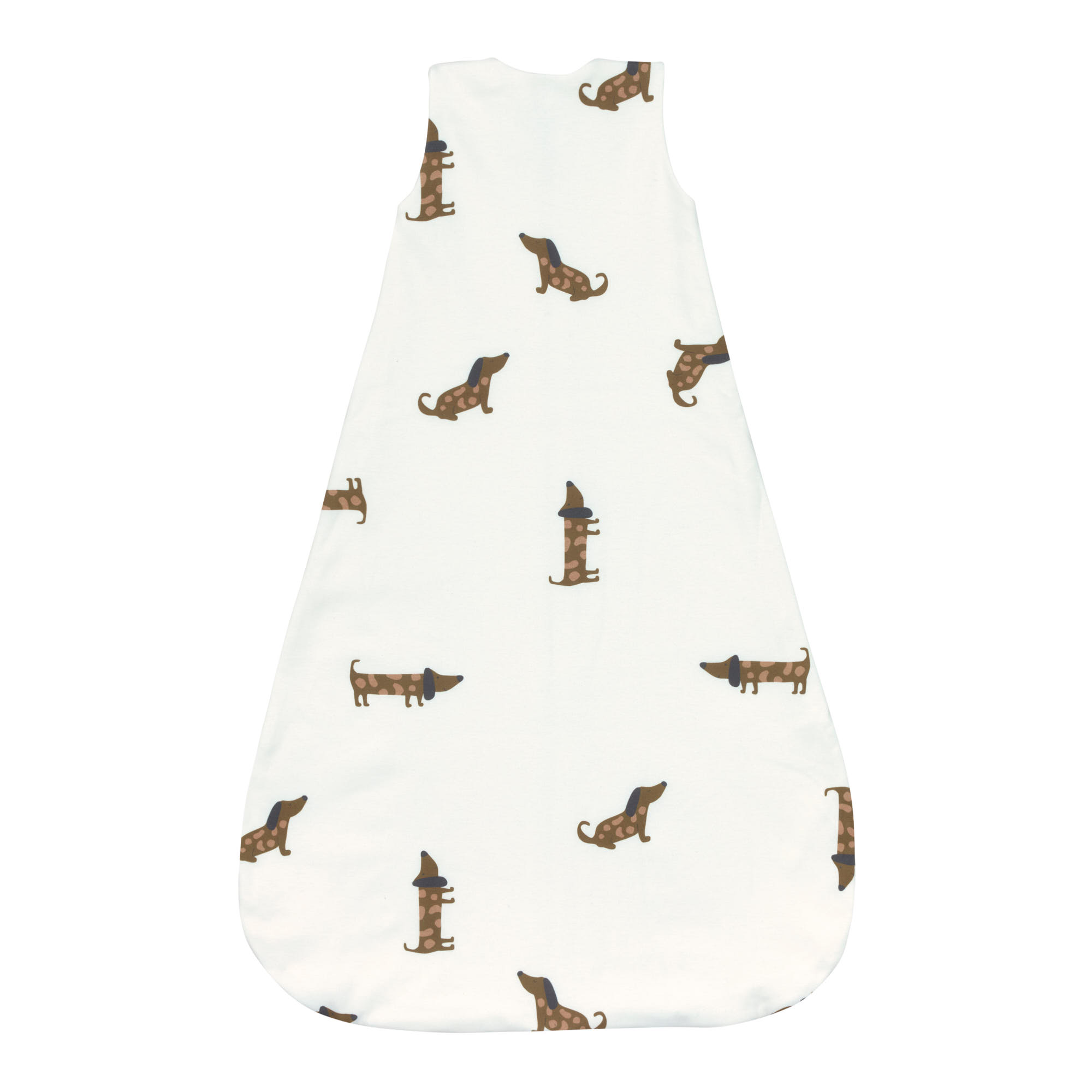 Baby Schlafsack 1,0 TOG - Bio Baumwolle, Hund Milky