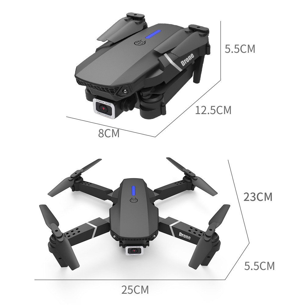 Tidyard WiFi-FPV RC-Drohne mit 4K-Kamera Quadrocopter (Gestenfoto / -video)