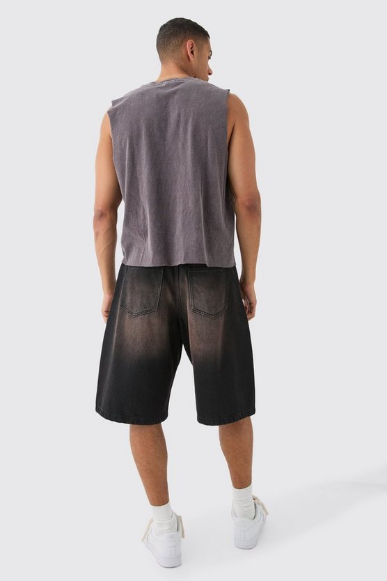 Kastiger Oversize Tanktop