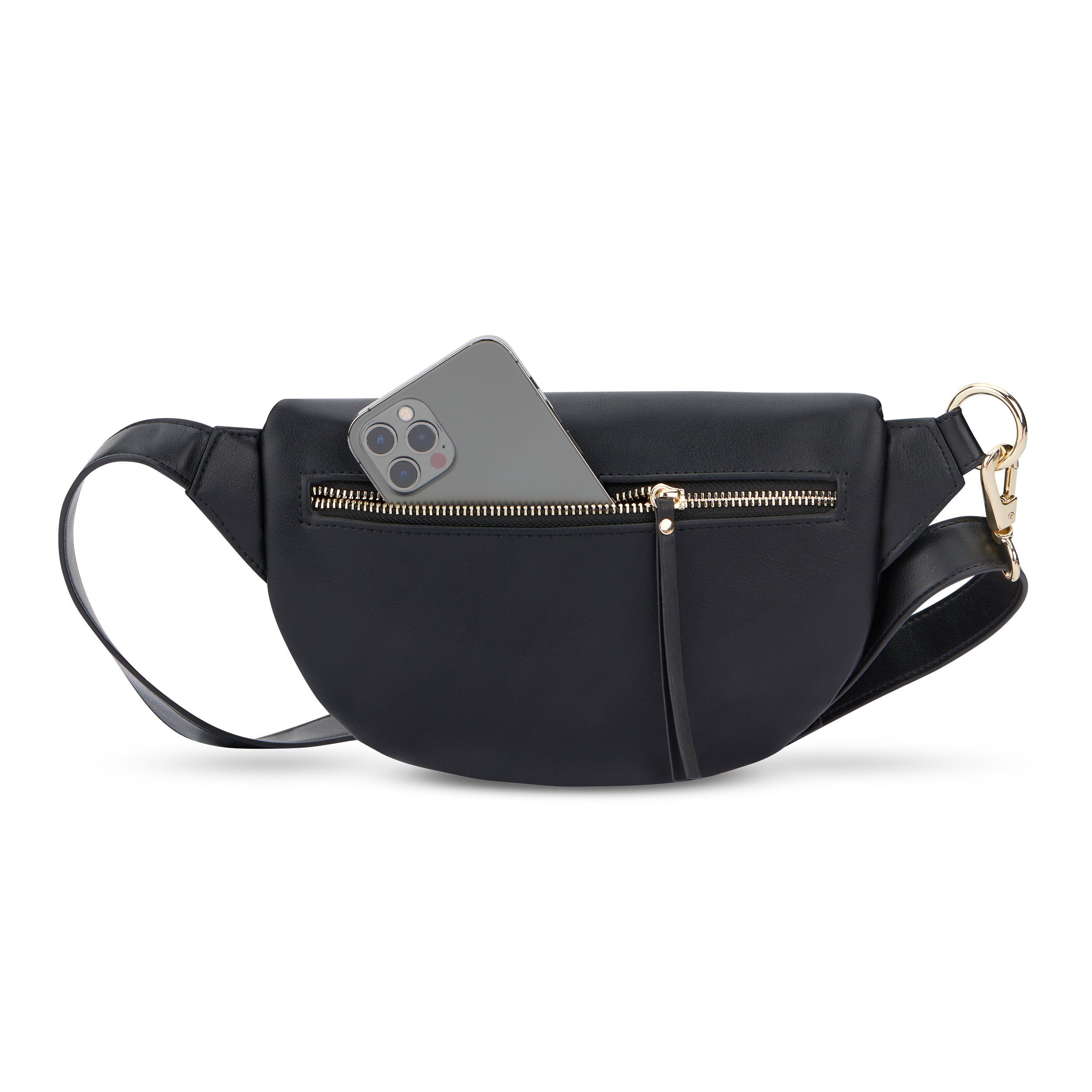 Expatrié Gürteltasche Alice Small Bauchtasche Damen, Hochwertiges Kunstleder, Wasserabweisend