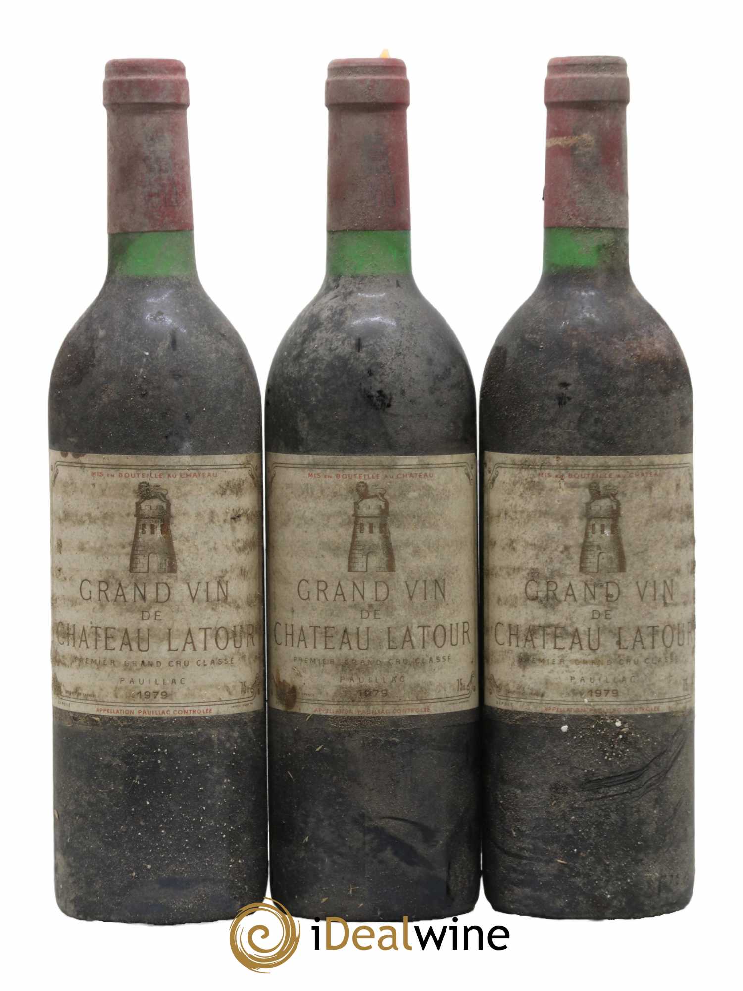Château Latour 1er Grand Cru Classé  1979 - Lot de 3 Bouteilles