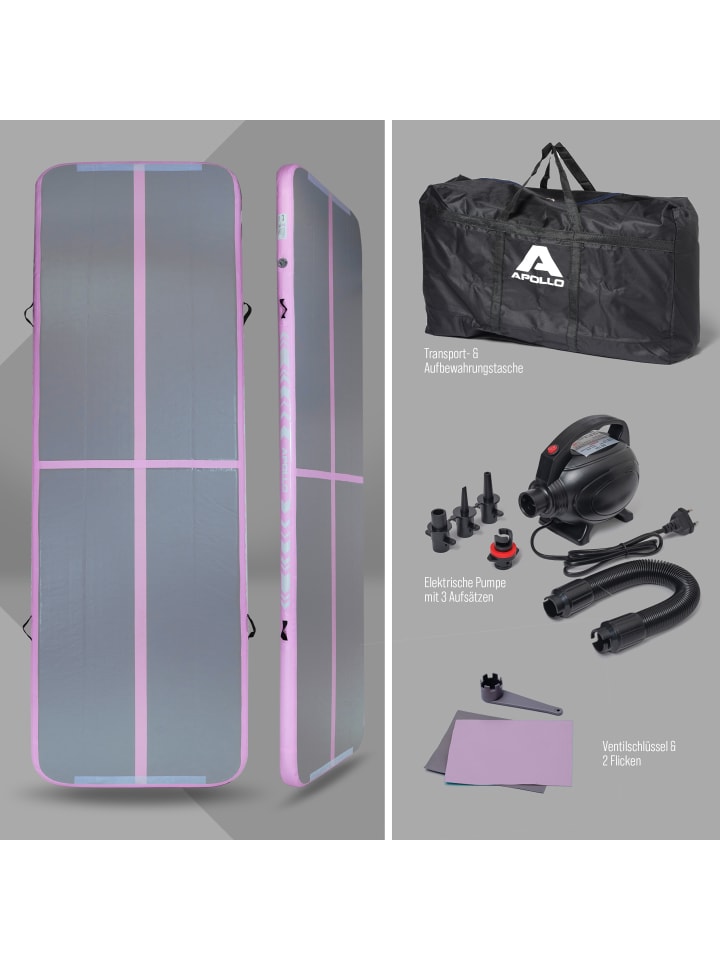 Apollo Airtrack Matte für Yoga, Pilates , Gymnastik 