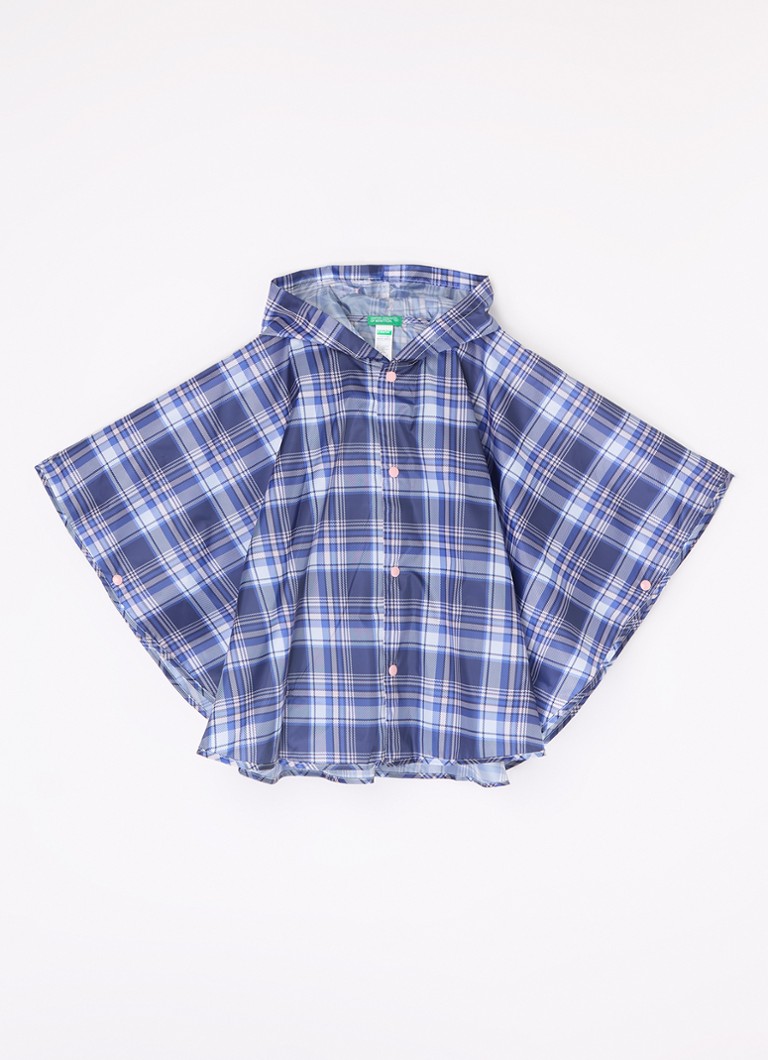 Poncho impermeabil cu imprimeu Benetton
