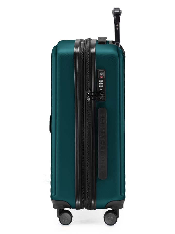 Hauptstadtkoffer Mitte - Handgepäck Bordgepäck-Trolley Koffer, TSA, in Türkis günstig kaufen S