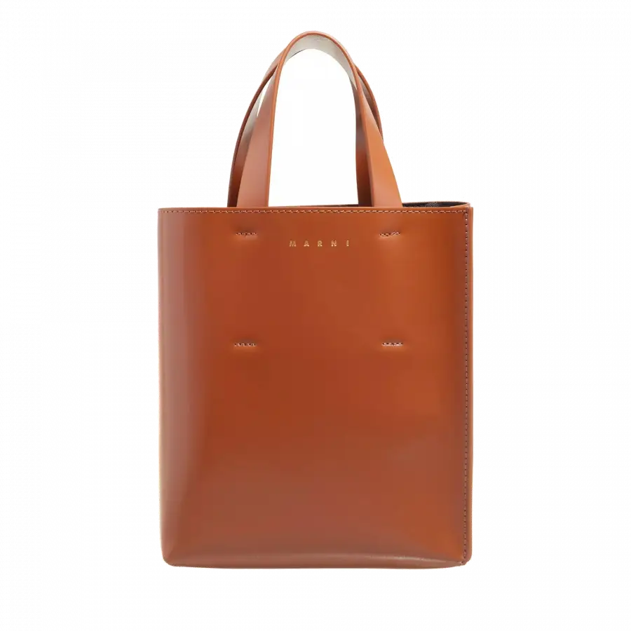 Marni - Marni Handle Bags Leder Brown - braun