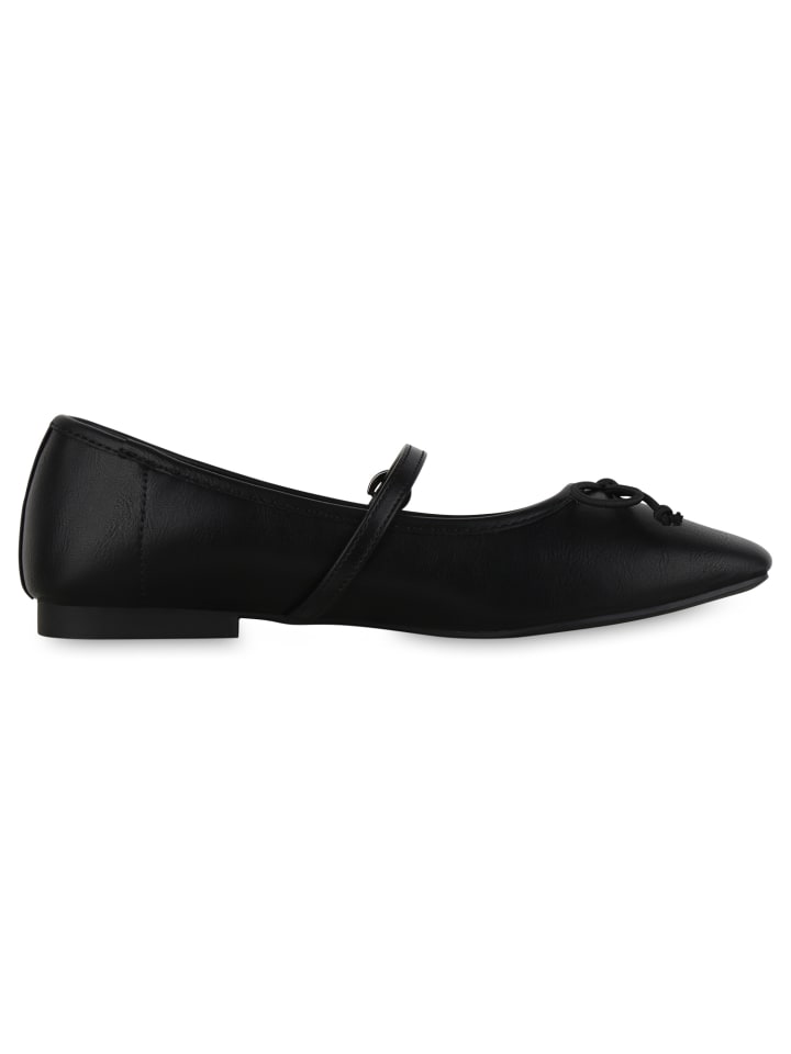 VAN HILL Riemchenballerinas Elizabeth in Schwarz günstig kaufen