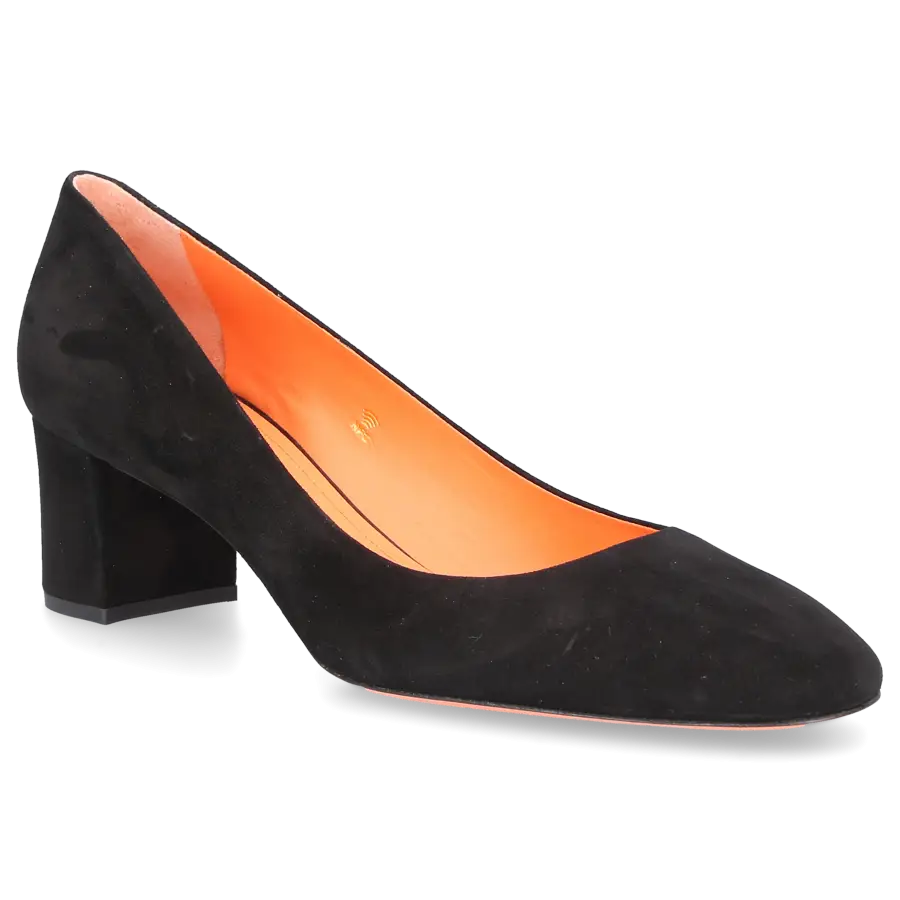 Santoni - Pumps 59621 Veloursleder - schwarz