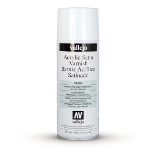 Vallejo Premium Varnish Spray Satin (Satinlack) (400ml)