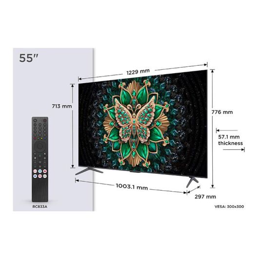 TCL MINILED 55MQLED75K - Televizor UHD 4K Smart 144Hz