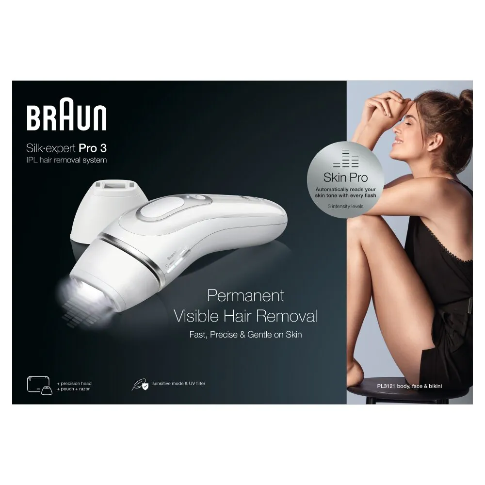 Braun Silk Pro IPL Flash PL3121 Κουτί 1CT