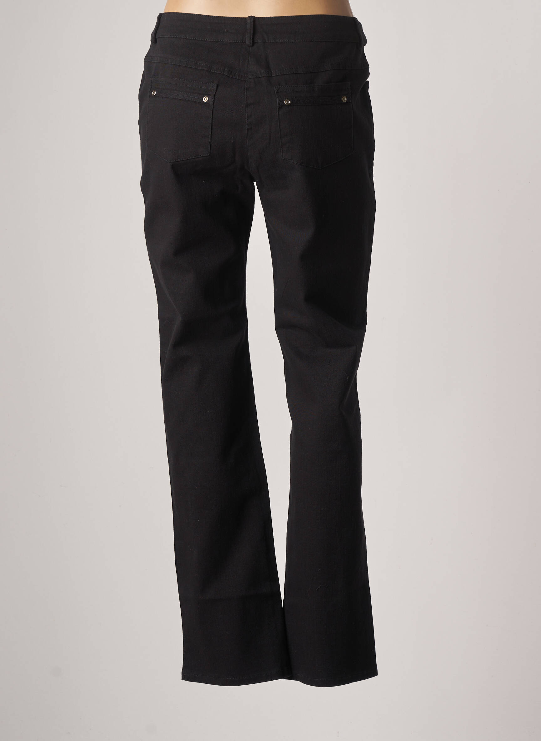 Jac Jac Jeans Coupe Slim Femme couleur noir