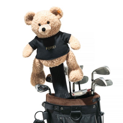 Golfschlägerhaube Fynn FORE!, 40 cm, beige