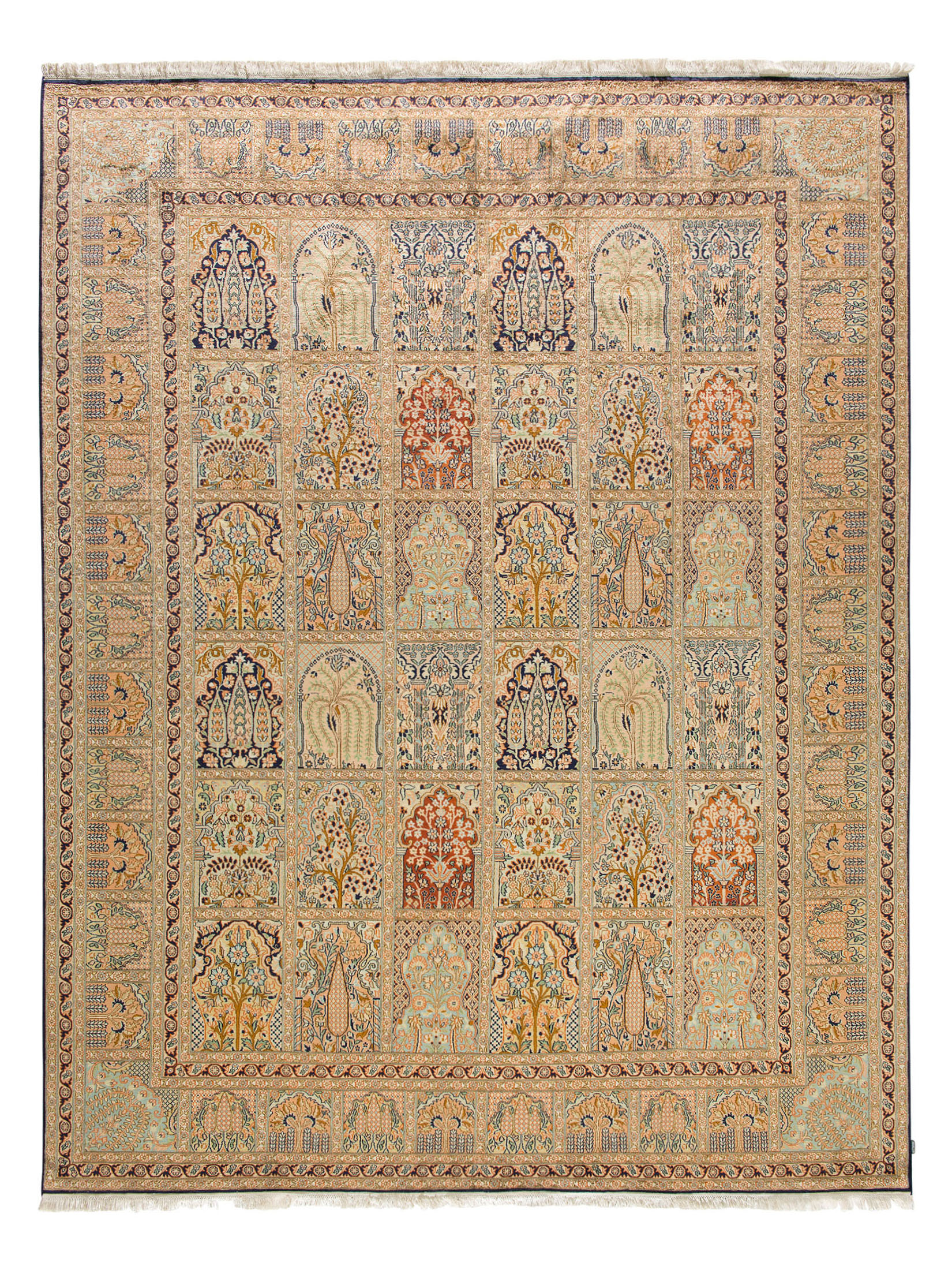 Kaschmir Seide 18/18 ca. 246 x 311 cm, Unikat / Einzelstück
