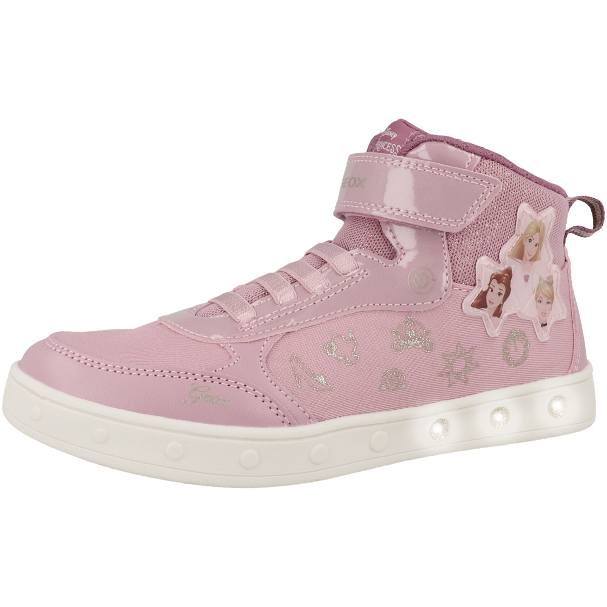 Geox J Skylin G. D Sneaker mid pink
