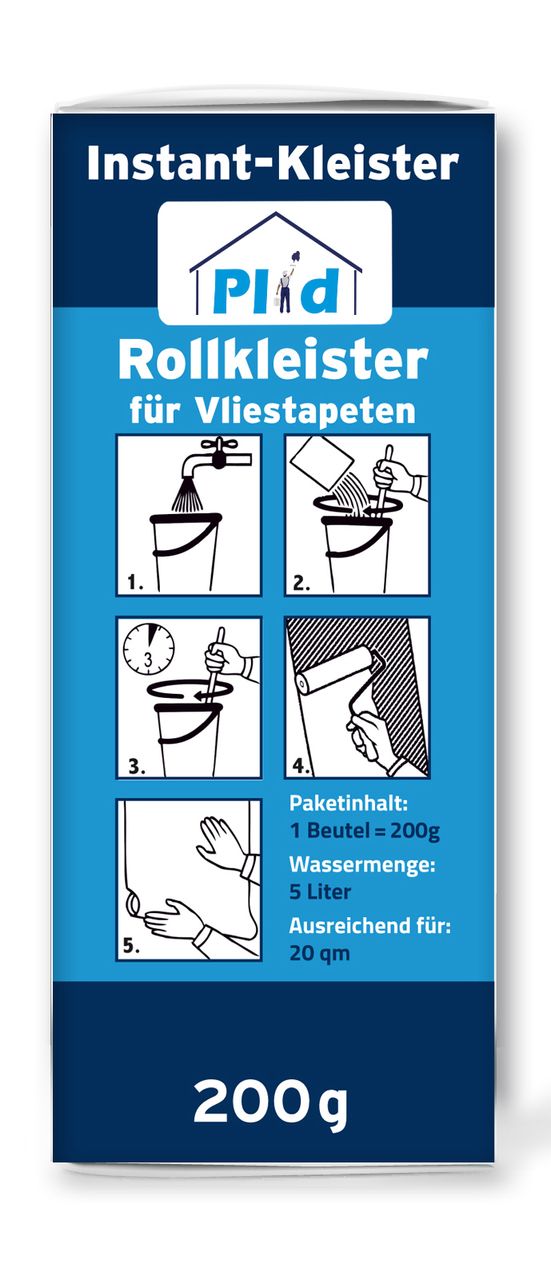 Plid Premium Rollkleister Kleister Tapetenkleister Vliestapetenkleister Farblos