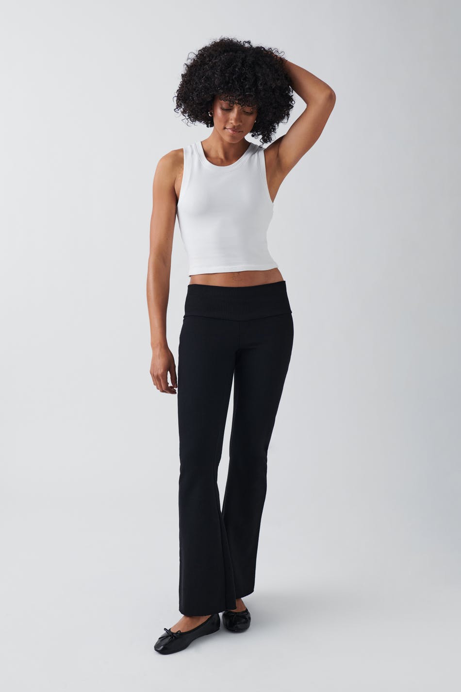 Low flare sweatpants