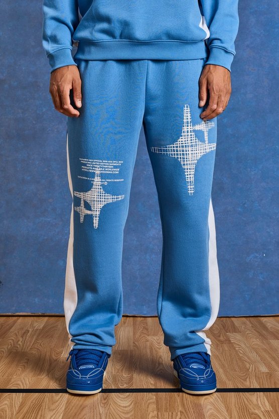 Tall lockere Jogginghose mit Sternen
