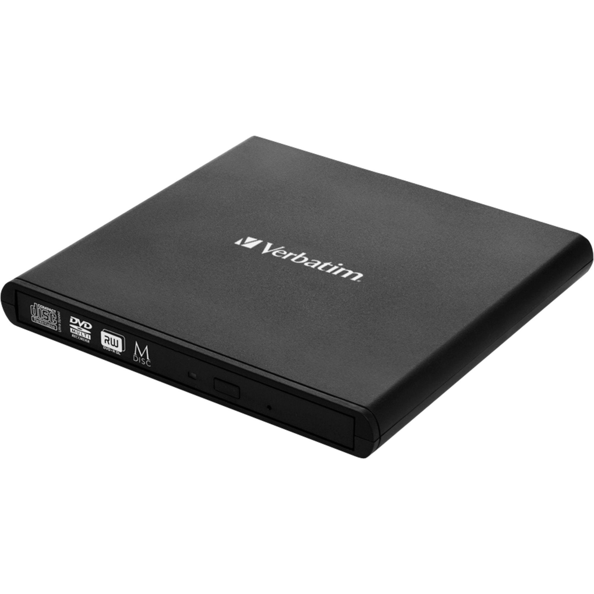 Verbatim Verbatim External Slimline CD/DVD Writer, externer DVD-Brenner