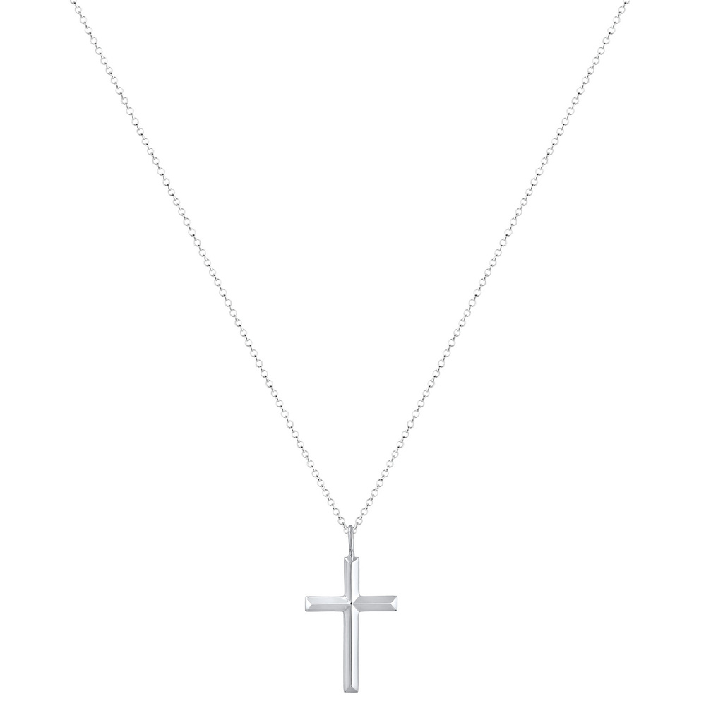 KUZZOI KUZZOI Collier Collier pour hommes en 925/1000 argent massif oxydé, plaqué or Bijoux