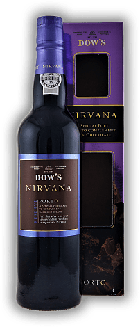 Dow's Nirvana Reserve Dow's Nirvana Reserve Es handelt sich um einen Portwein, dessen Aroma hervorragend mit dem Geschmack von Schokolade, insbesoderer dunkler Schokolade (60% bis 75% Kakaoanteil) harmonisiert. 0,5	 Liter - Vol 20%