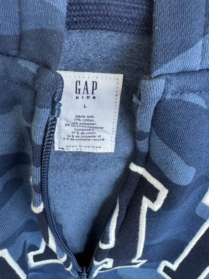 GAP Sweatjacke in Dunkelblau günstig kaufen 140/146