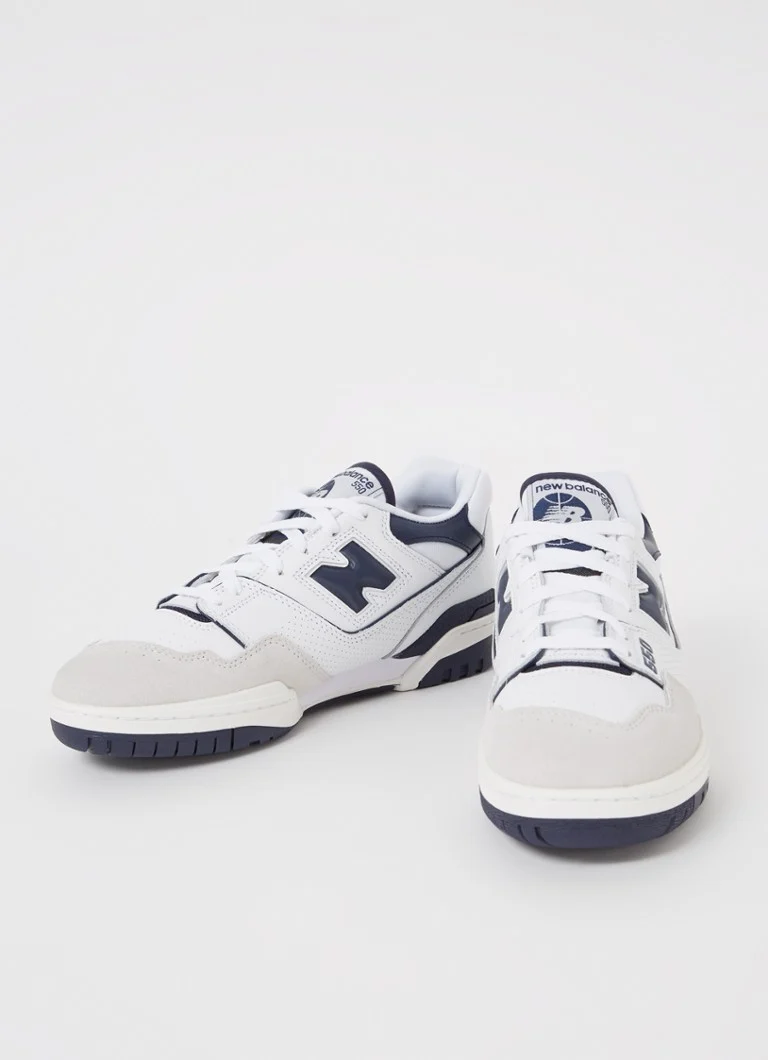 Teniși New Balance 550 cu detalii din piele întoarsă