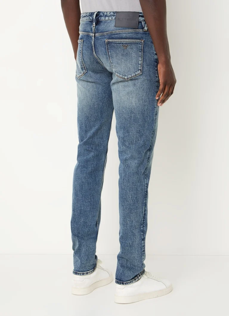 Emporio Armani Slim fit farmer érett kidolgozással