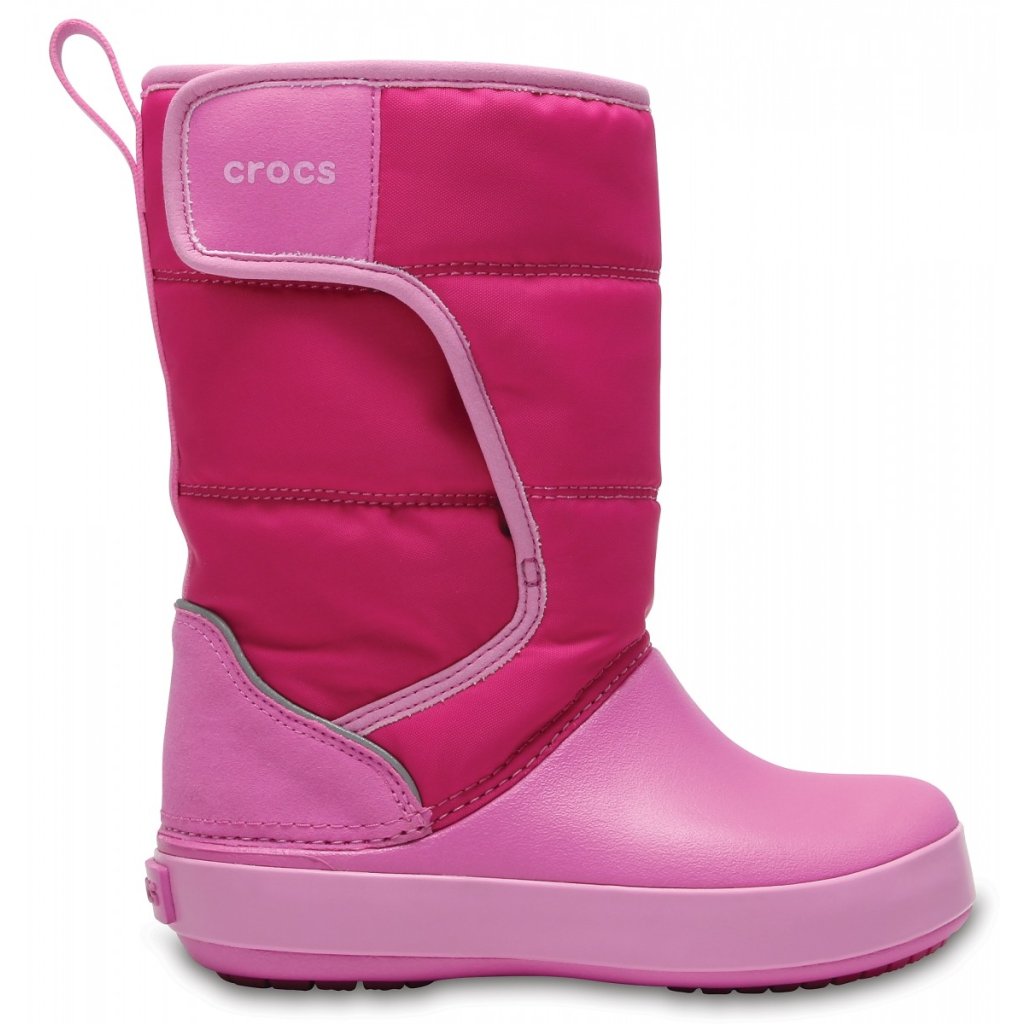 Crocs Lodgepoint Snow Boot Candy Pink/Party Pink Schneestiefel
