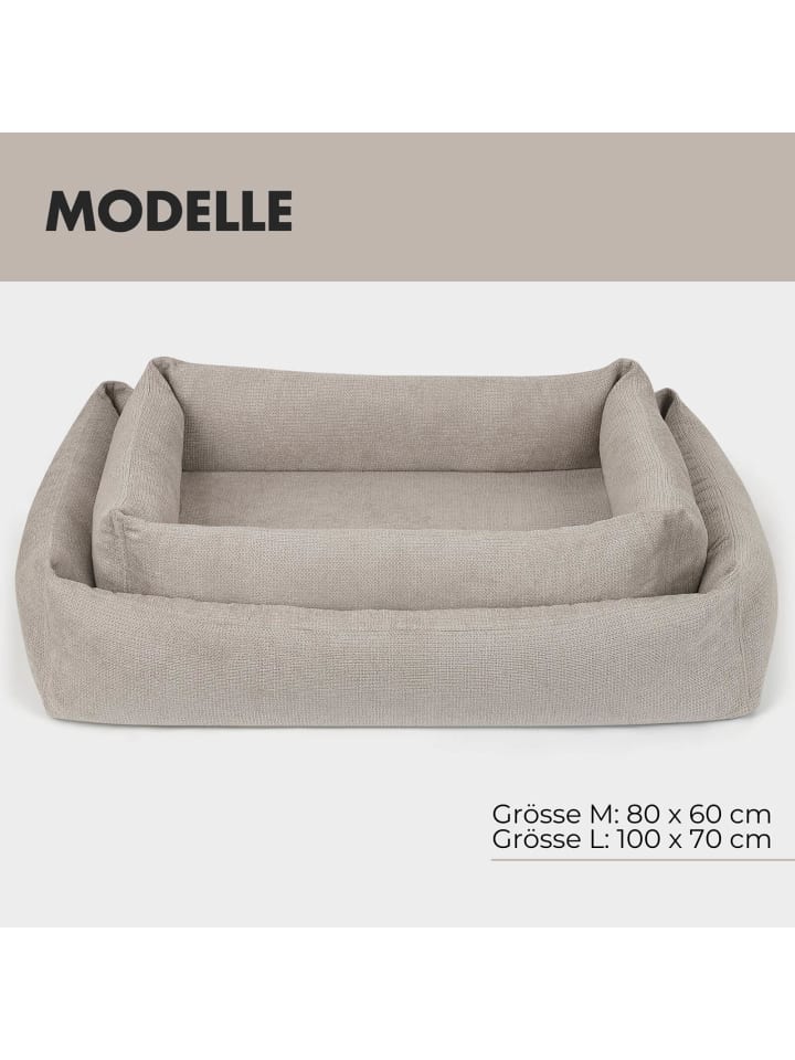 PAW WOW Hundebett EMMA Velours Greige günstig kaufen