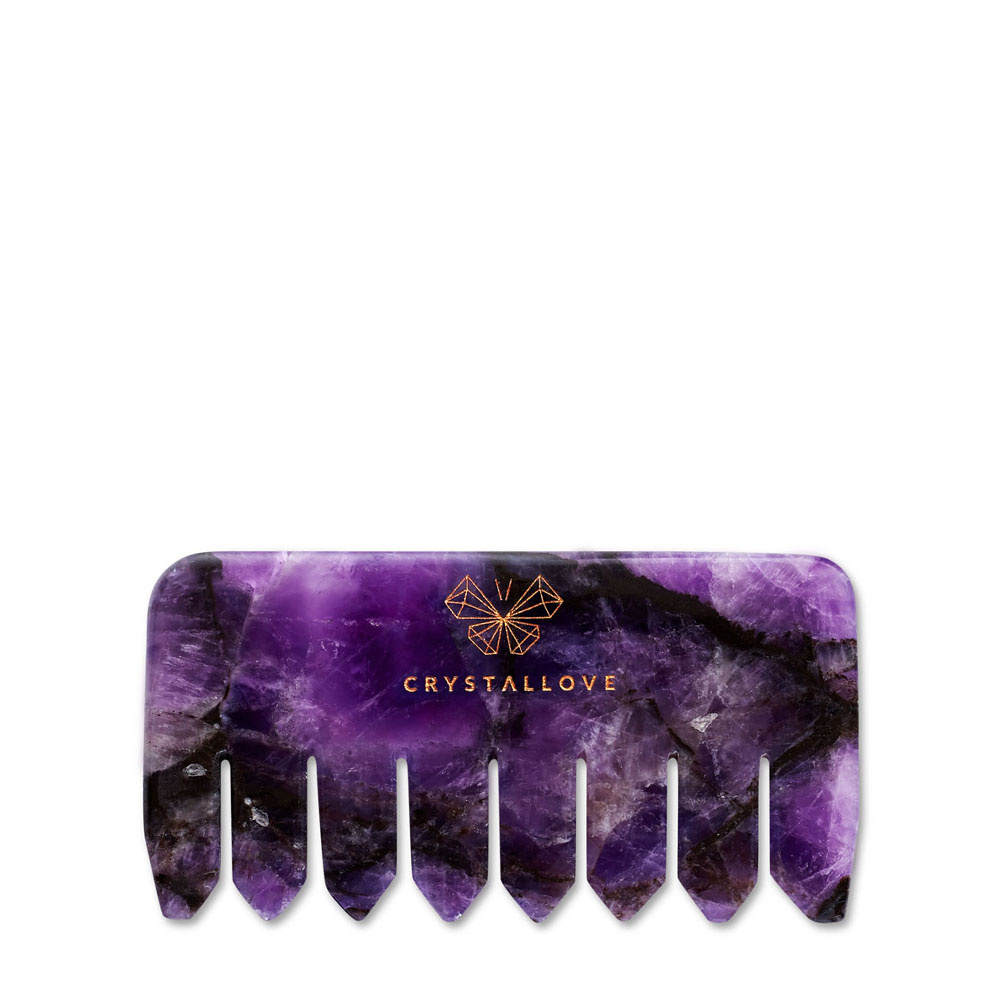 crystallove CRYSTALLOVE Amethyst comb