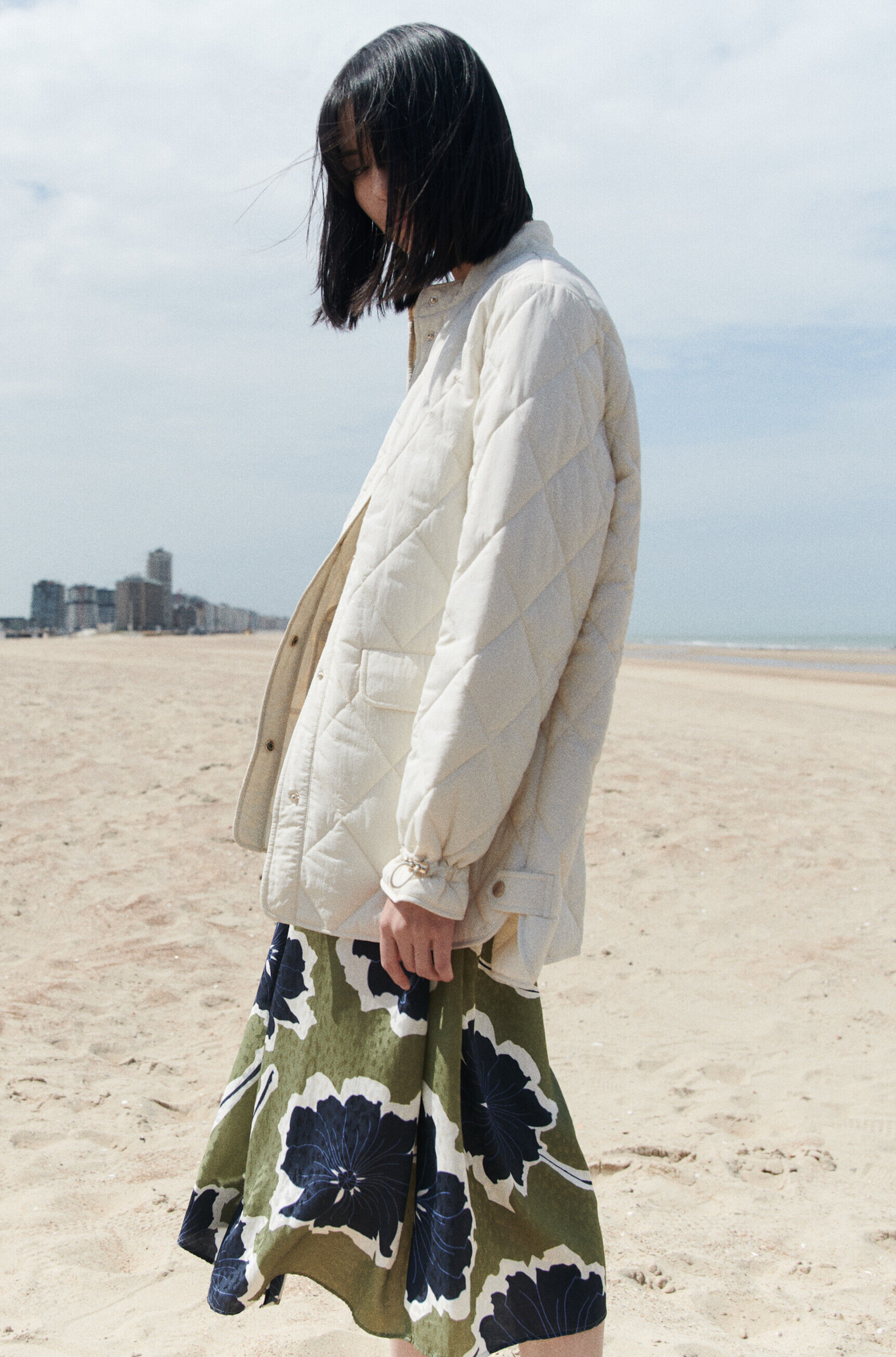 Manteau ginny beige femme