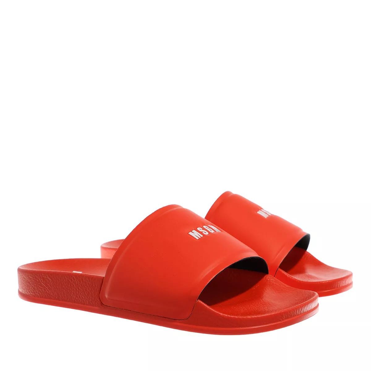 MSGM Pantoletten rot Slide