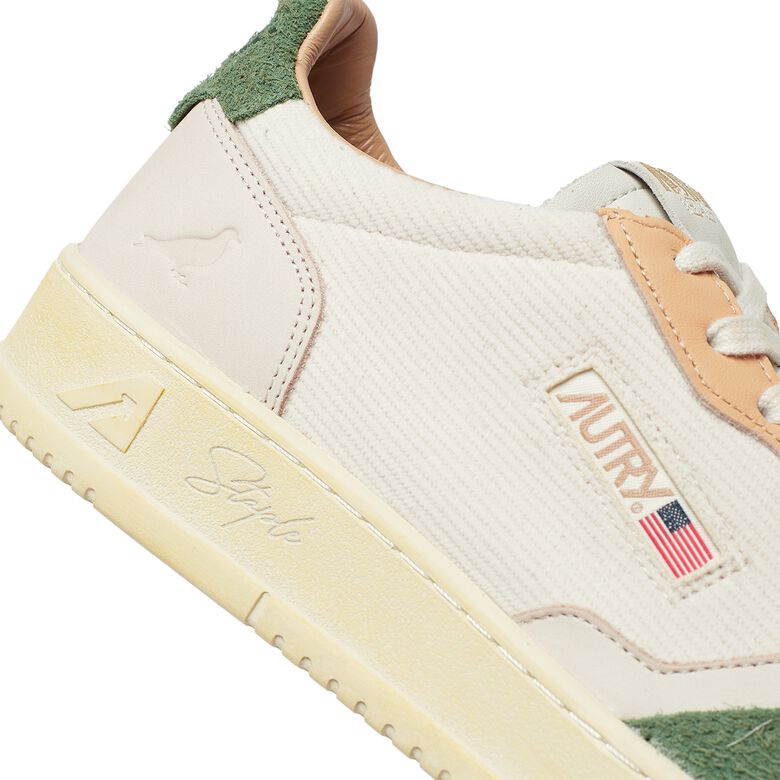 Autry x Staple Medalist Low Man wht/grn/orng
