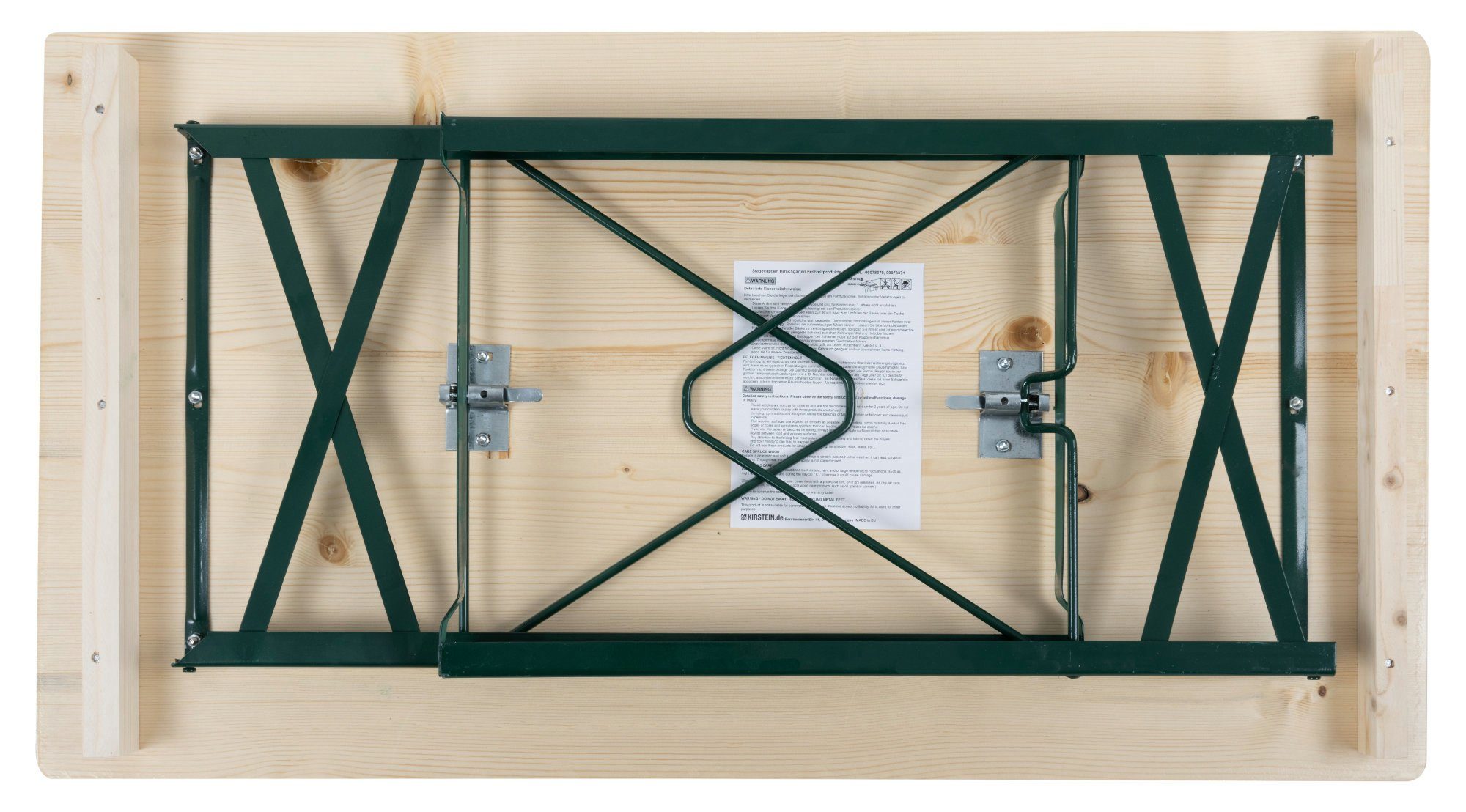 Stagecaptain Bierzeltgarnitur BBEU-110 Sitzgarnitur für Balkon 110 cm, (3-tlg)