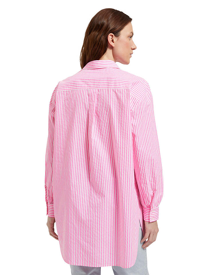 Scotch & Soda Hemd in Pink/ Weiß günstig kaufen