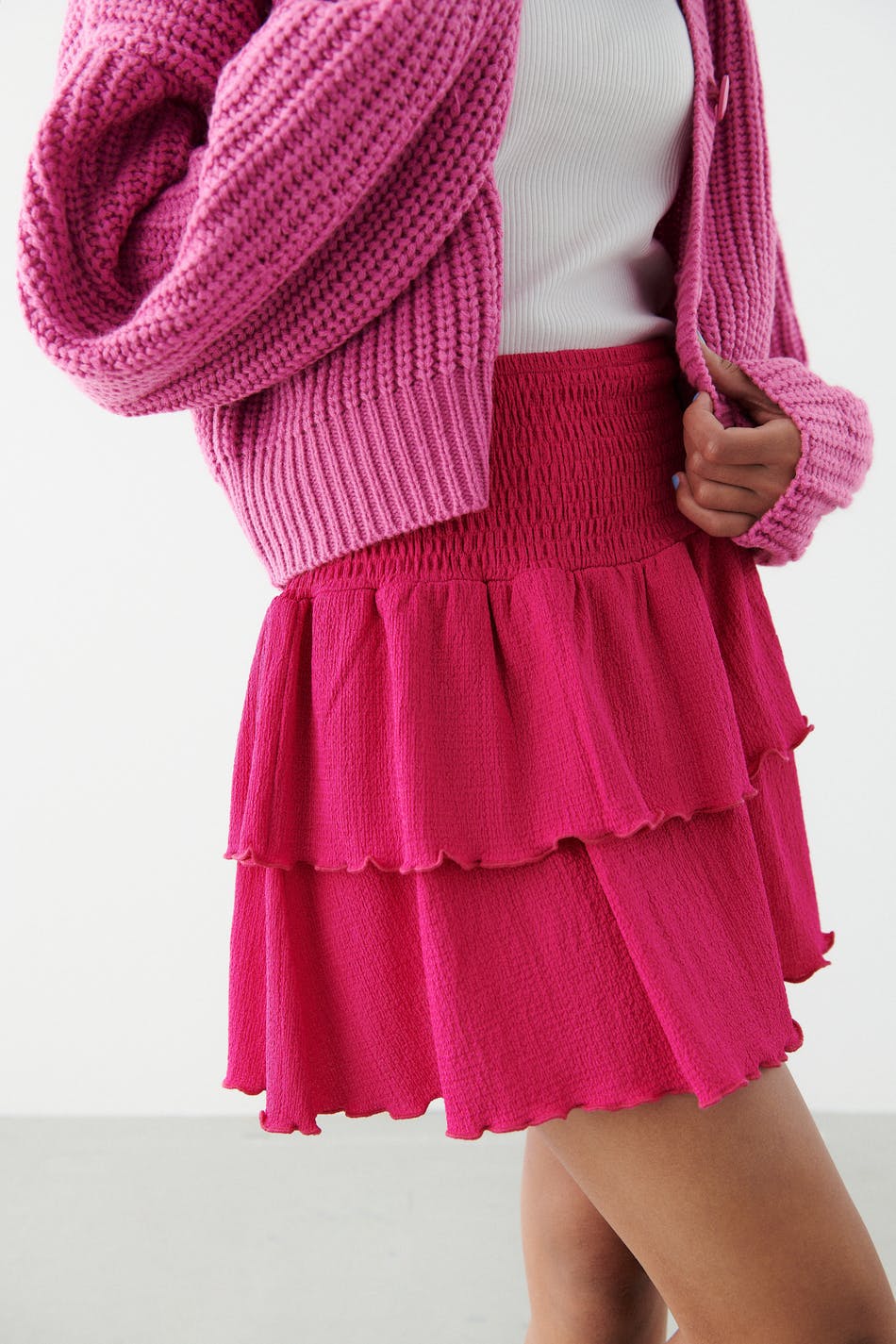 Y soft frill skirt