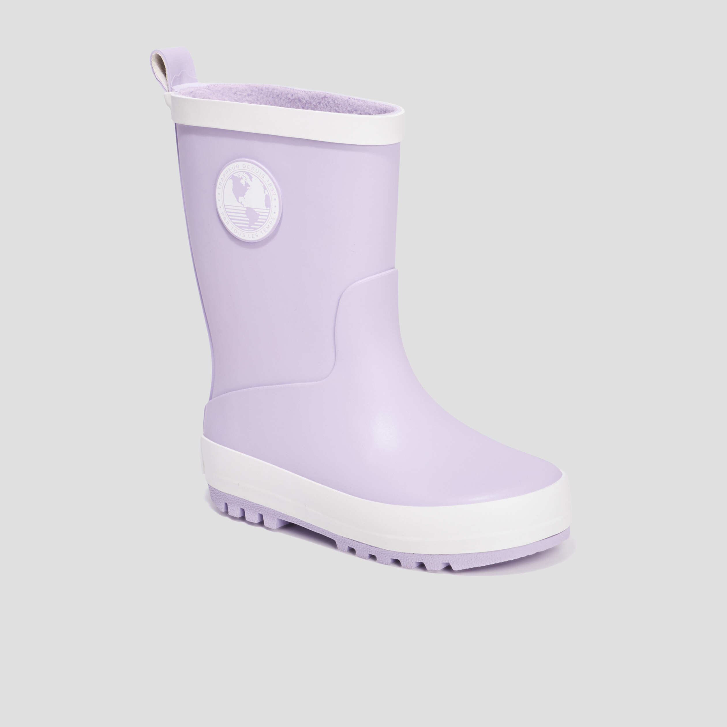 Bottes de pluie Trappeur parme fille | La Halle